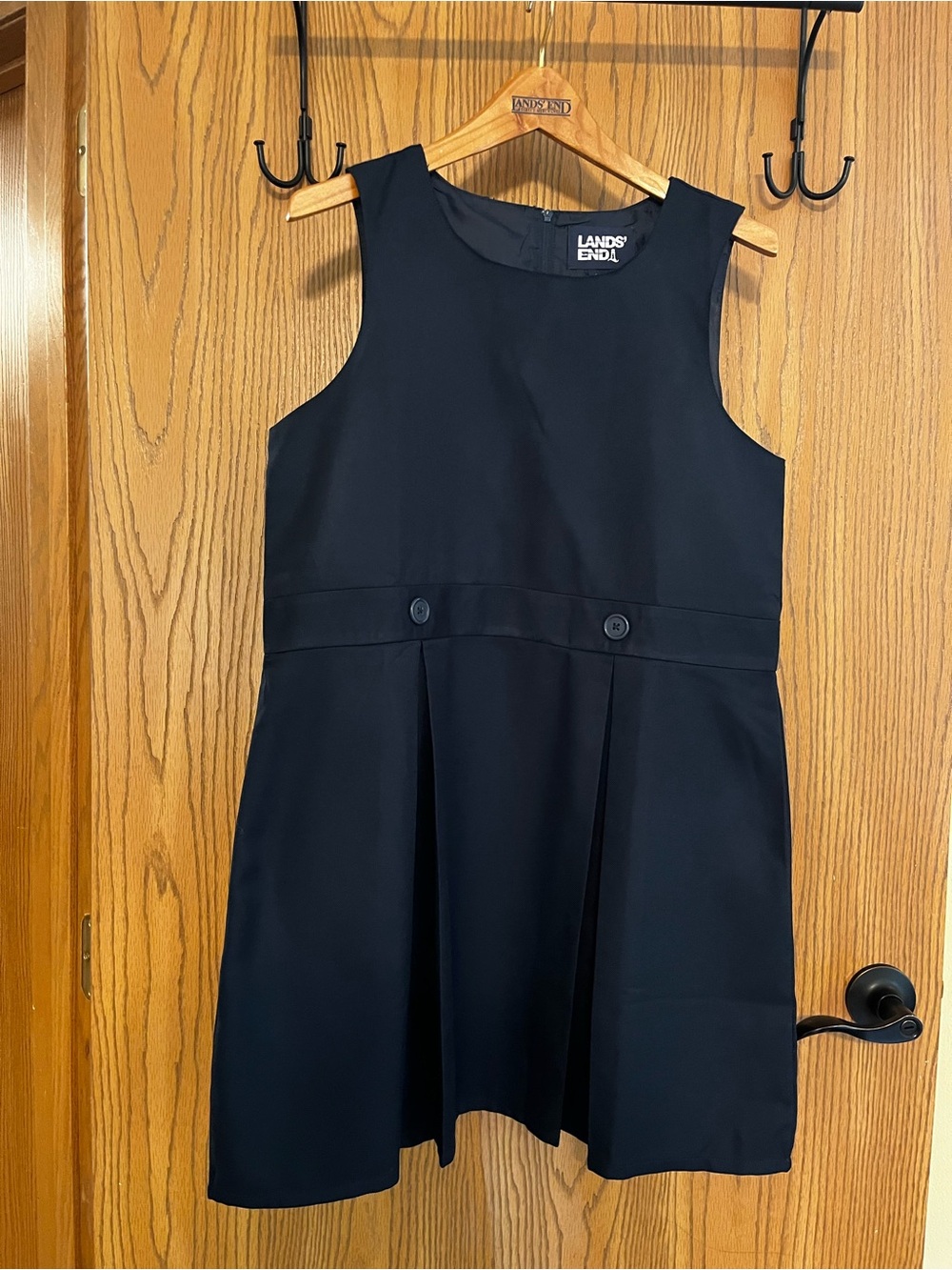 NWOT Lands’  End Sz 12+ Girls Jumper Classic Navy Uniform Top Of Knee
